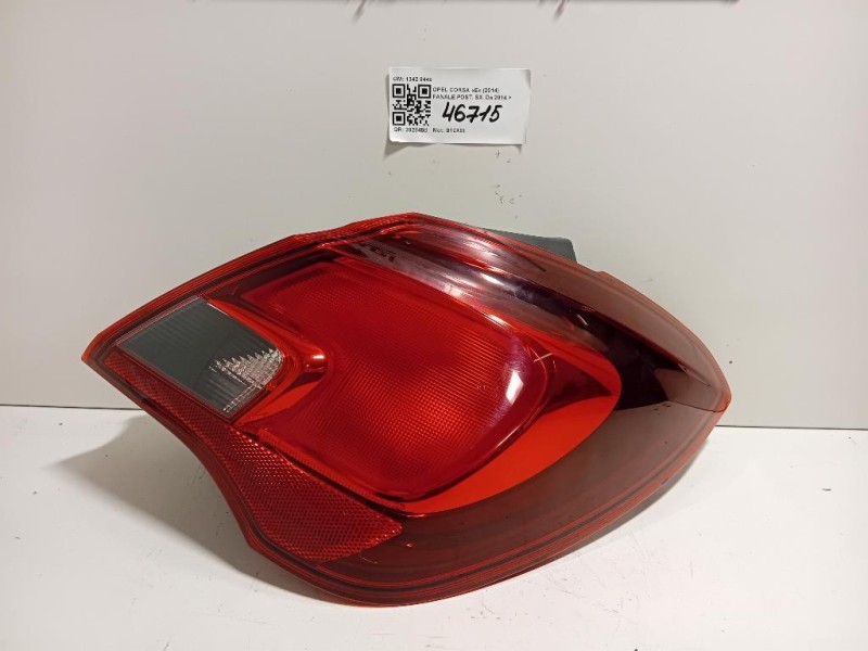Fanale POST SX 13428448 Opel Corsa E 2014
