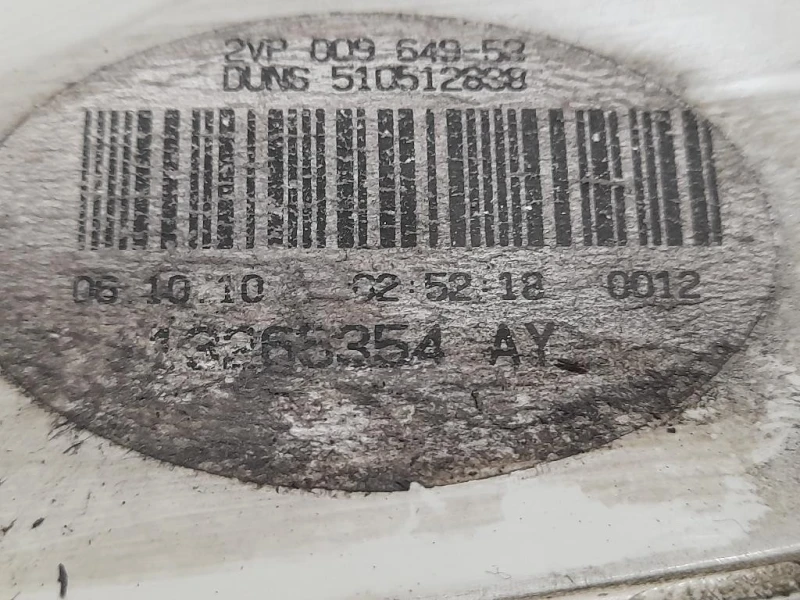 Fanale POST SX 13265354 Opel Insignia A 2009