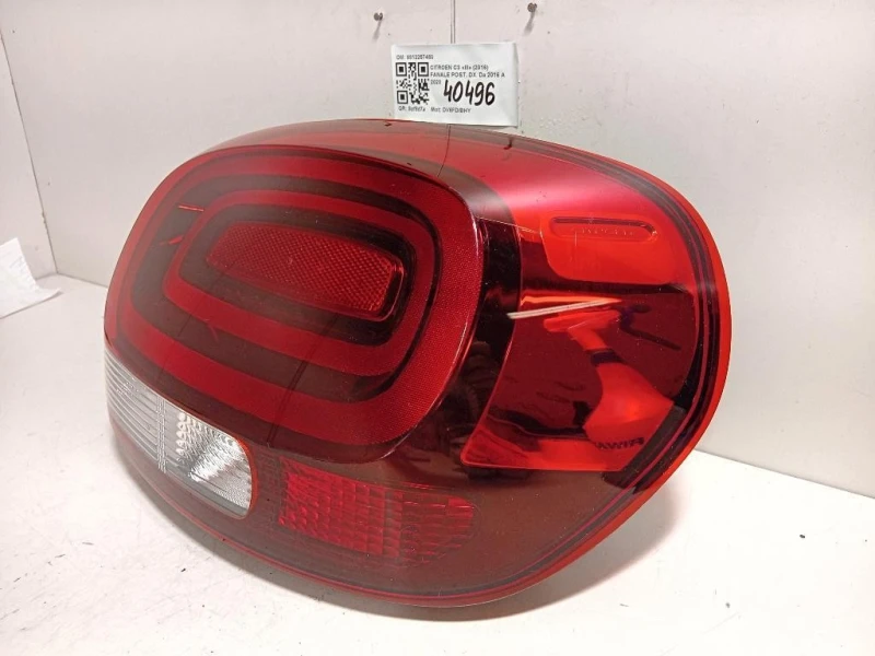 Fanale POST DX 9812257480 Citroen C3 III 2016