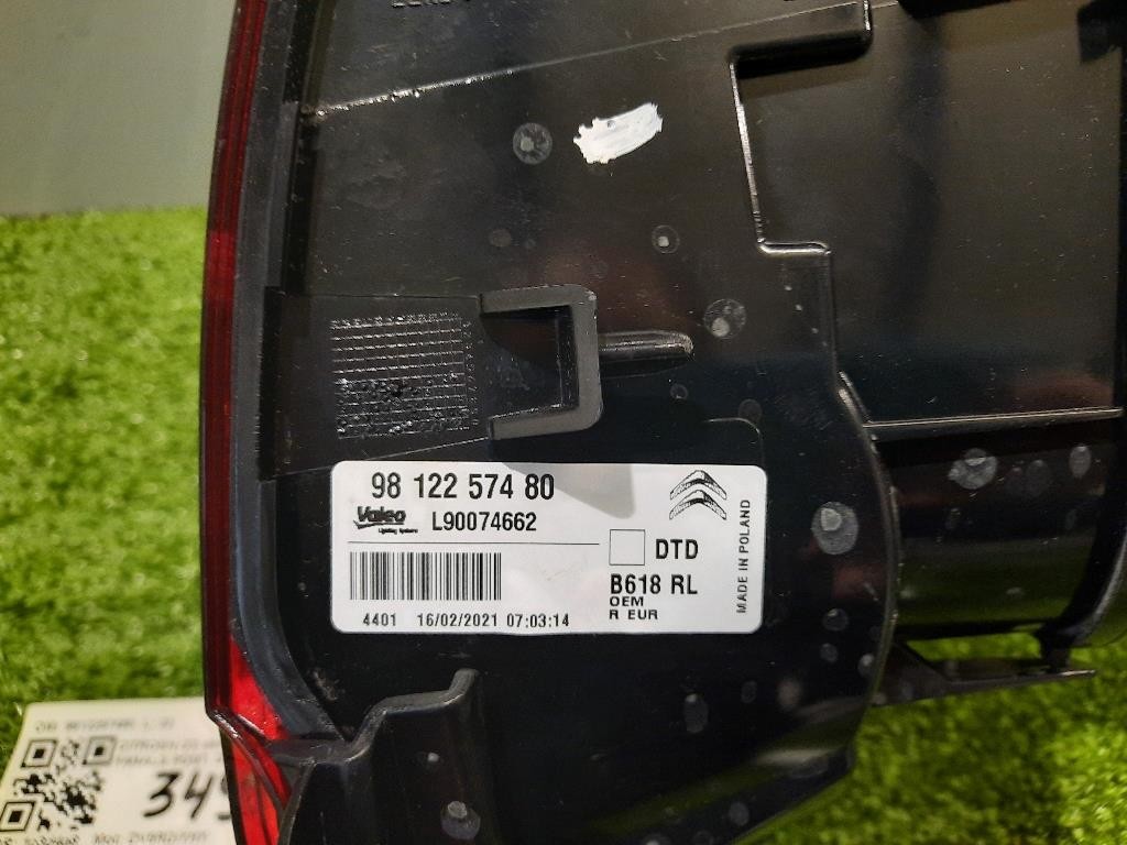 Fanale POST DX 9812257480 Citroen C3 III 2016