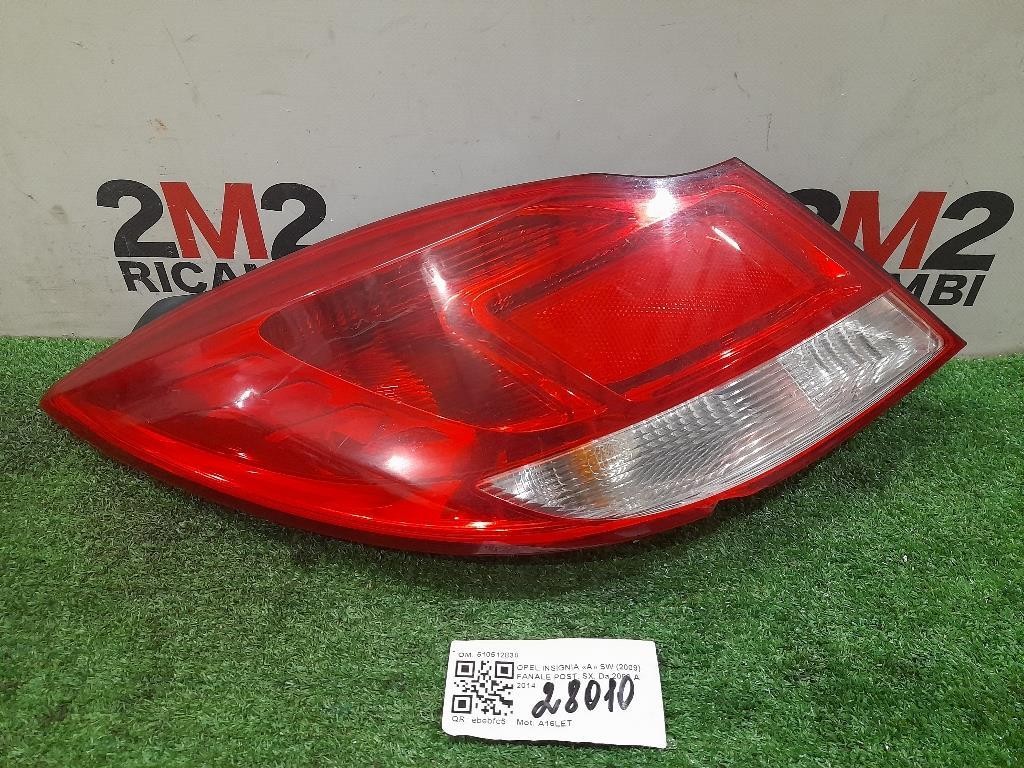 Fanale POST SX 510512838 Opel Insignia A SW 2009