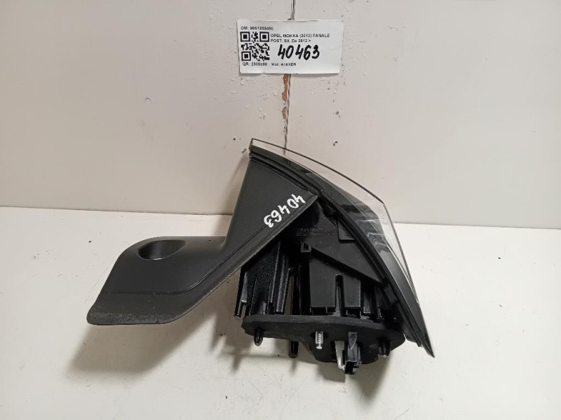 Fanale POST SX 9861335480 Opel Mokka 2013