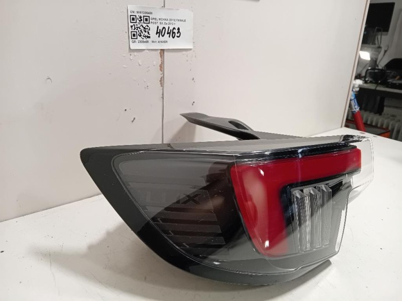 Fanale POST SX 9861335480 Opel Mokka 2013