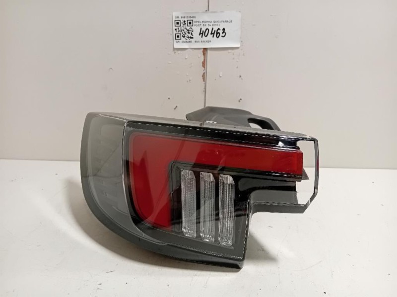 Fanale POST SX 9861335480 Opel Mokka 2013