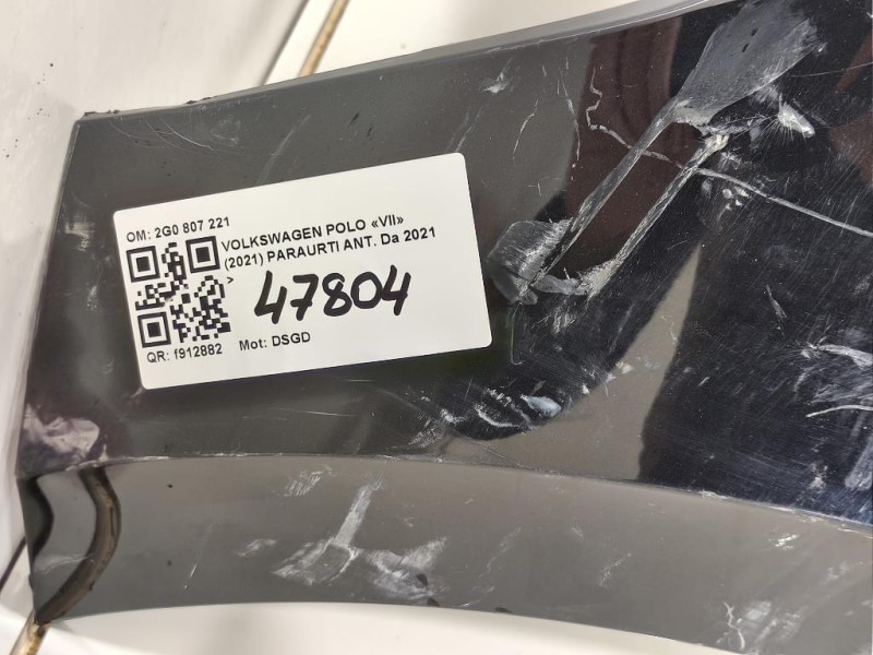 Paraurti ANT 2G0 807 221 Volkswagen POLO VII 2021