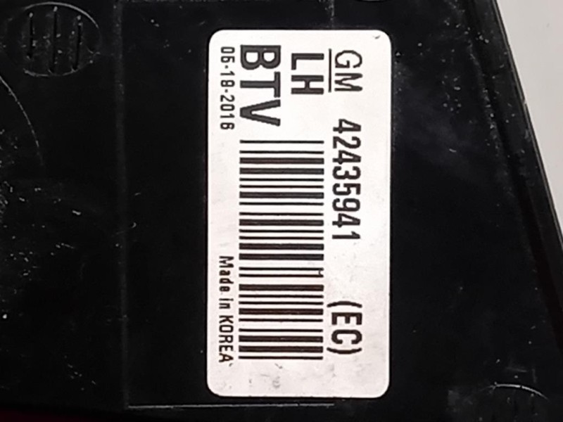 Fanale POST SX 42435941 Opel Mokka X 2016