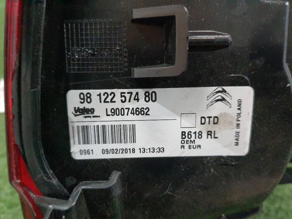 Fanale POST DX 9812257480 Citroen C3 III 2016