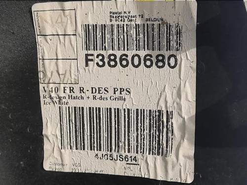 Paraurti ANT PARAURTI ANTERIORE ORIGINALE VOLVO V40 Volvo V40 II 2012