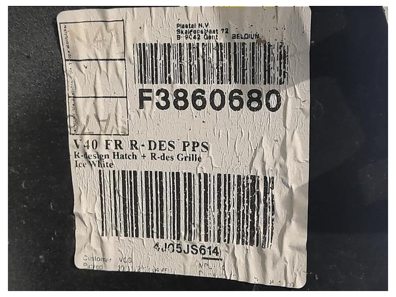 Paraurti ANT PARAURTI ANTERIORE ORIGINALE VOLVO V40 Volvo V40 II 2012