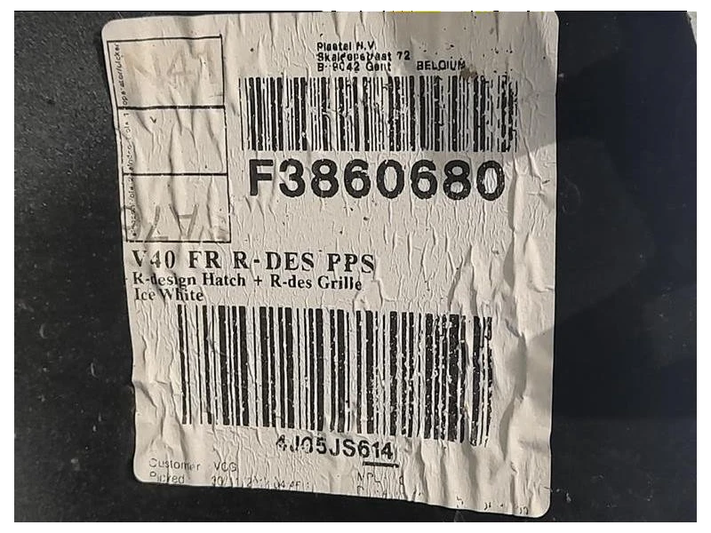 Paraurti ANT PARAURTI ANTERIORE ORIGINALE VOLVO V40 Volvo V40 II 2012