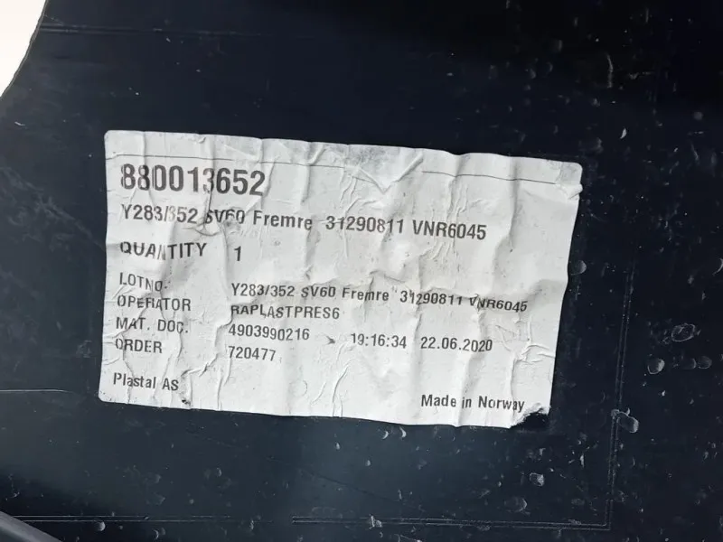 Paraurti ANT 39808085 Volvo V60 I 2010