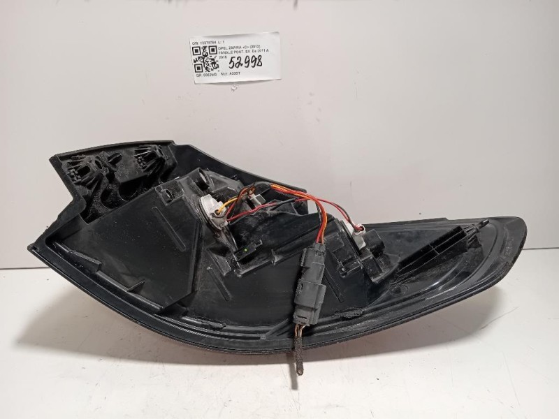 Fanale POST SX 13278784 Opel Zafira C 2012