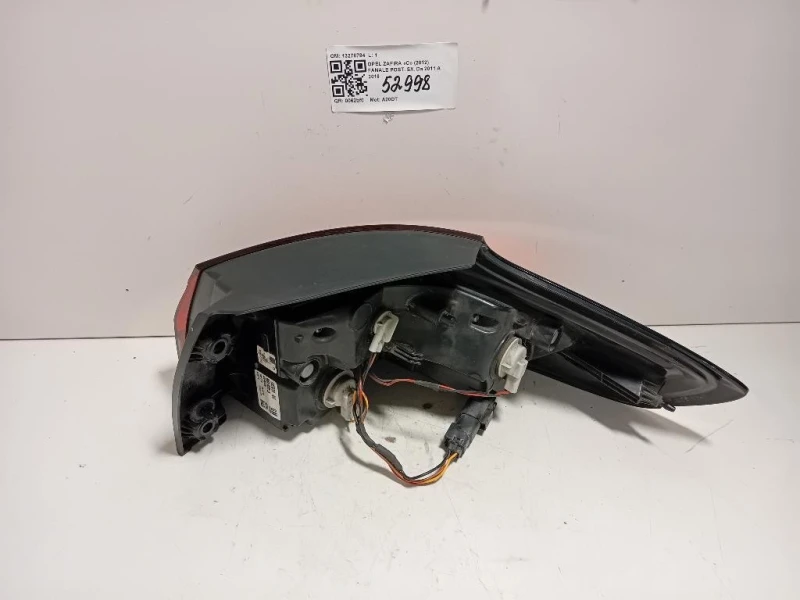 Fanale POST SX 13278784 Opel Zafira C 2012