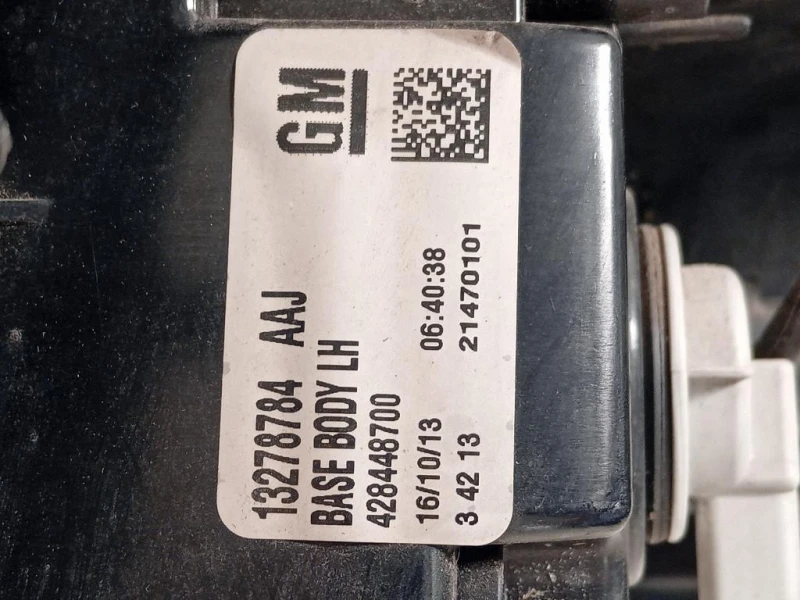 Fanale POST SX 13278784 Opel Zafira C 2012