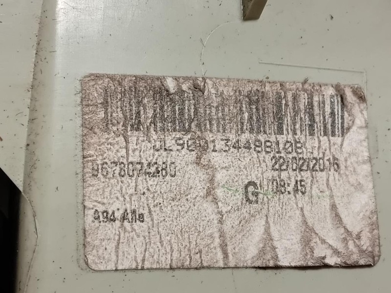 Fanale POST SX 9678074280 Peugeot 2008 I 2016