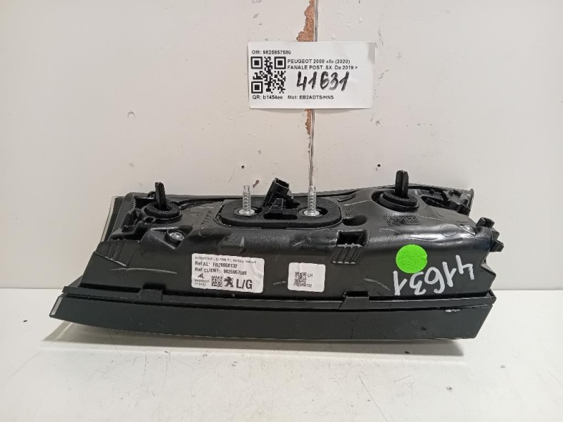 Fanale POST SX 9825957580 Peugeot 2008 II 2020