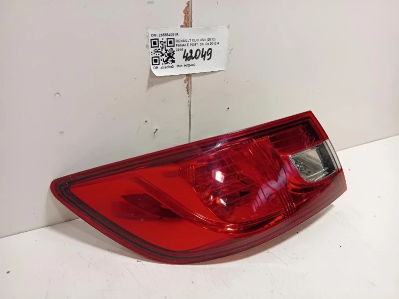 Fanale POST SX 265554091R Renault CLIO IV 2013