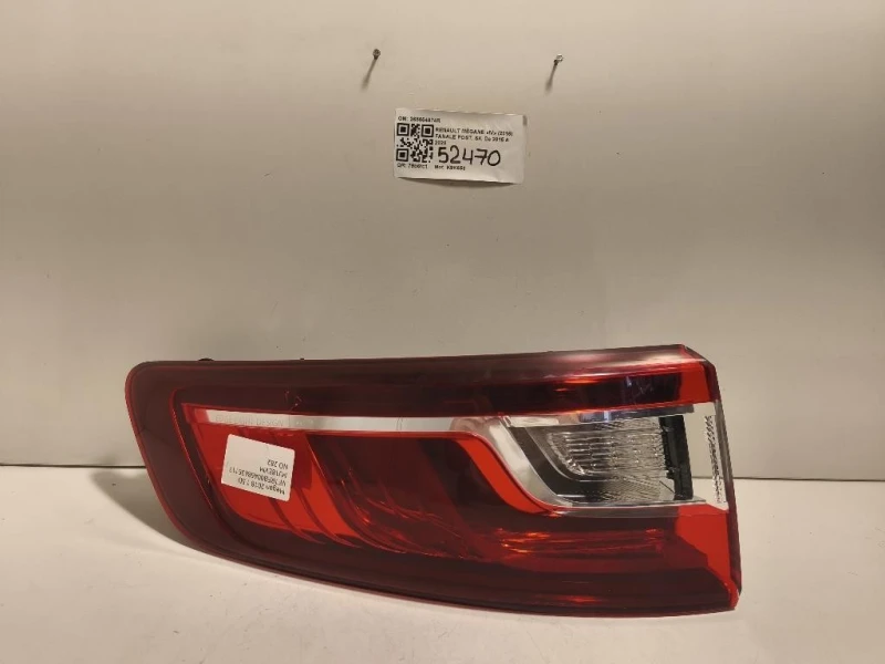 Fanale POST SX 265554874R Renault Mégane IV 2016