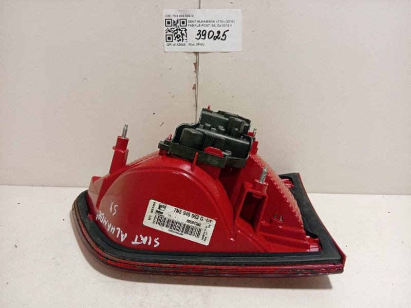 Fanale POST SX 7N5 945 093 G Seat Alhambra 710 2010