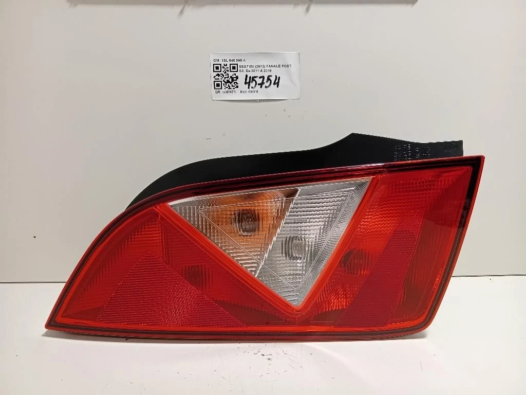 Fanale POST SX 1SL 945 095 K Seat MII 2012
