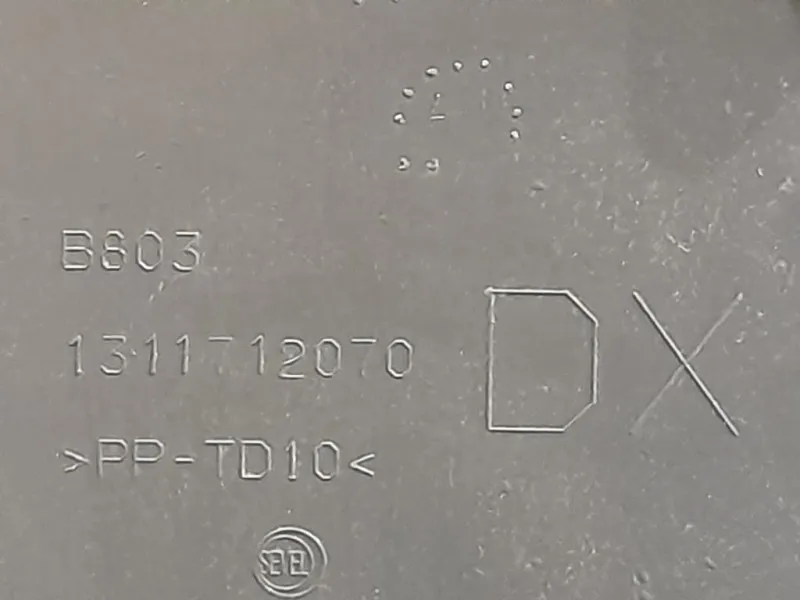 Paraurti Centrale POST DX 1311712070 Citroen Jumper III 2014