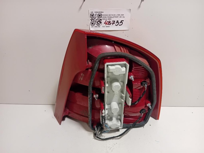 Fanale POST SX 1Z5945095A Skoda Octavia 1Z5 SW 2004