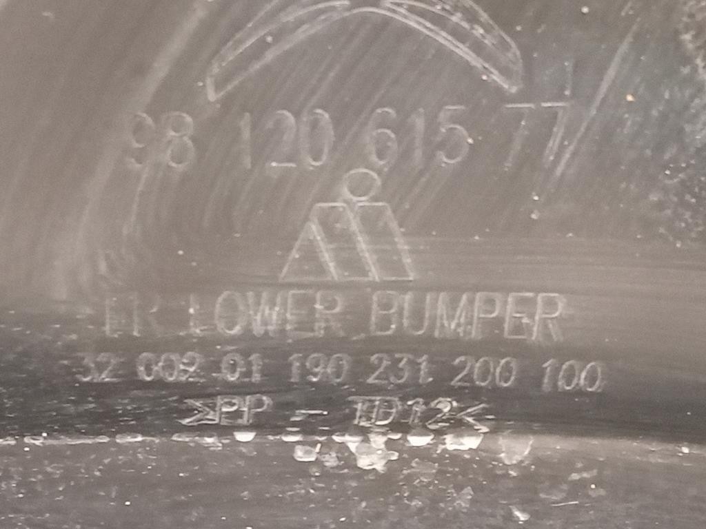 Paraurti INF ANT 190231200100 Citroen C3 III 2016