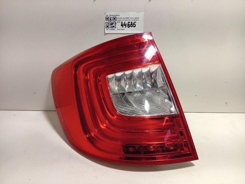 Fanale POST SX 3T9945095B Skoda Superb 3V3 2015