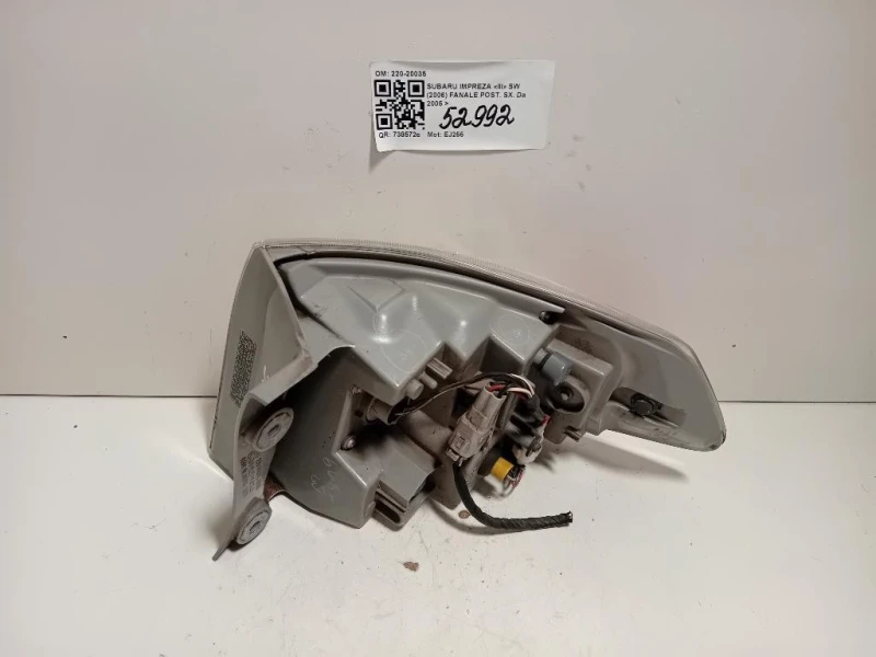 Fanale POST SX 220-20035 Subaru Impreza III SW 2006