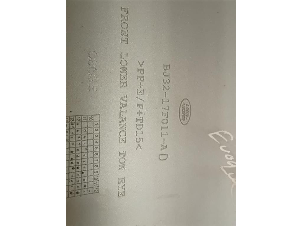 Paraurti INF ANT BJ32-17F011-A Land Rover Range Rover Evoque I 2011