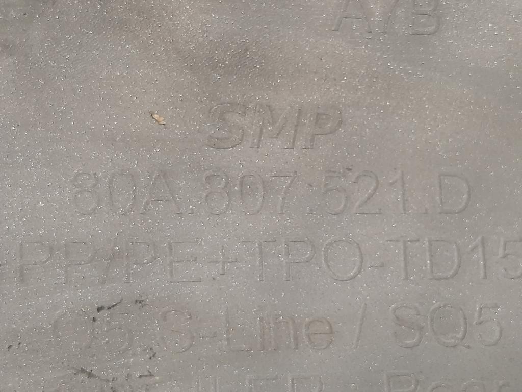 Paraurti INF POST 80A 807 521 D Audi Q5 8RB 2009