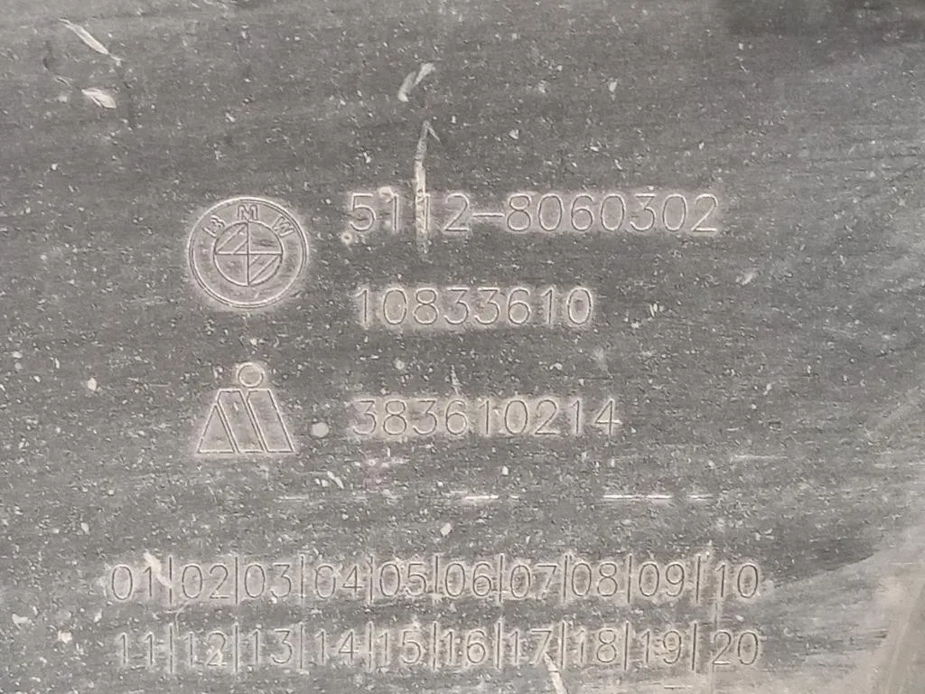 Paraurti INF POST 5112-8060302 Bmw Serie 1 F20 Berlina 2012