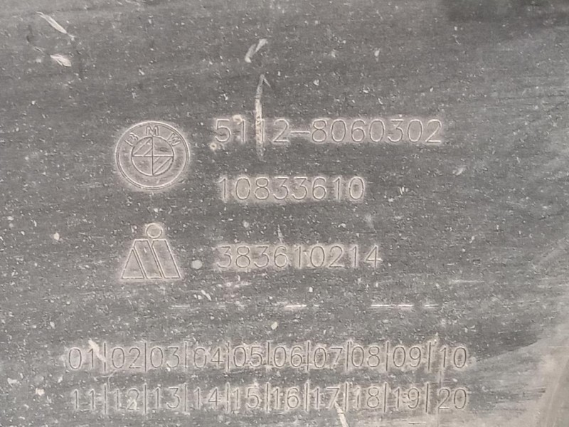 Paraurti INF POST 5112-8060302 Bmw Serie 1 F20 Berlina 2012