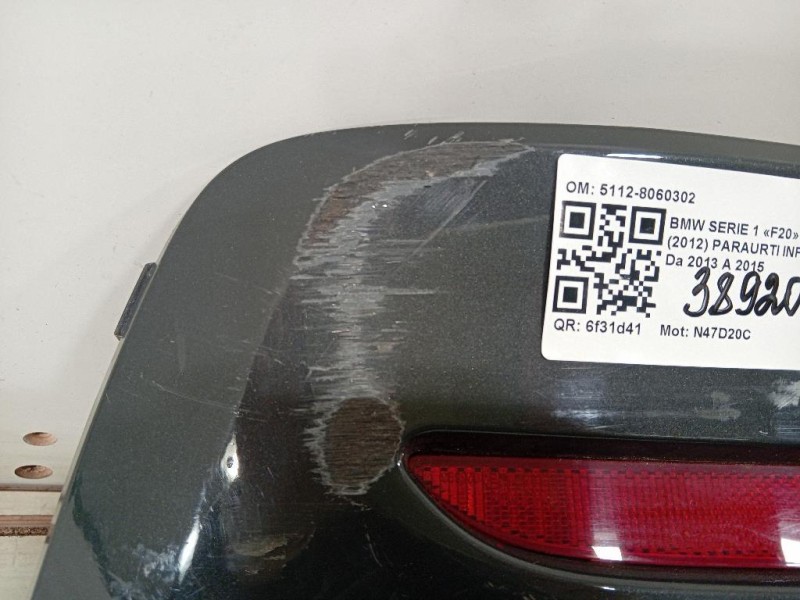 Paraurti INF POST 5112-8060302 Bmw Serie 1 F20 Berlina 2012