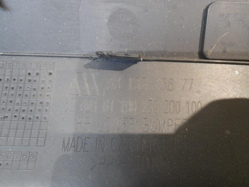 Paraurti INF POST 9813343877 Citroen C3 III 2016