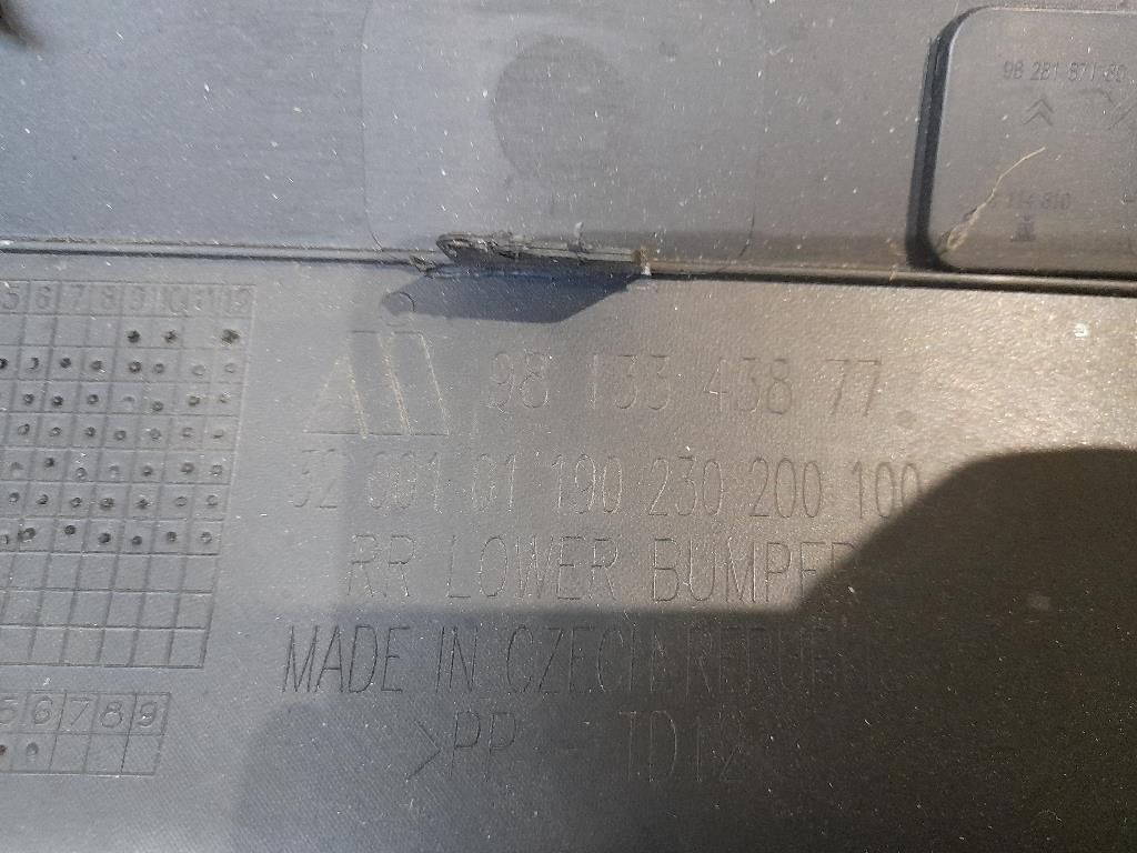 Paraurti INF POST 9813343877 Citroen C3 III 2016