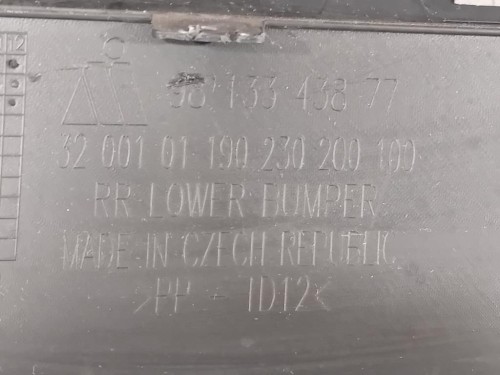 Paraurti INF POST 9813343877 Citroen C3 III 2016