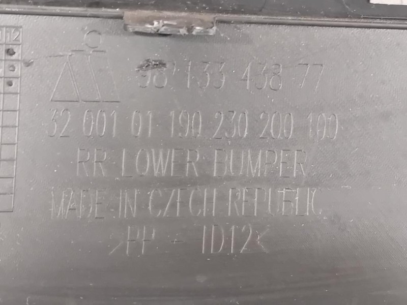 Paraurti INF POST 9813343877 Citroen C3 III 2016