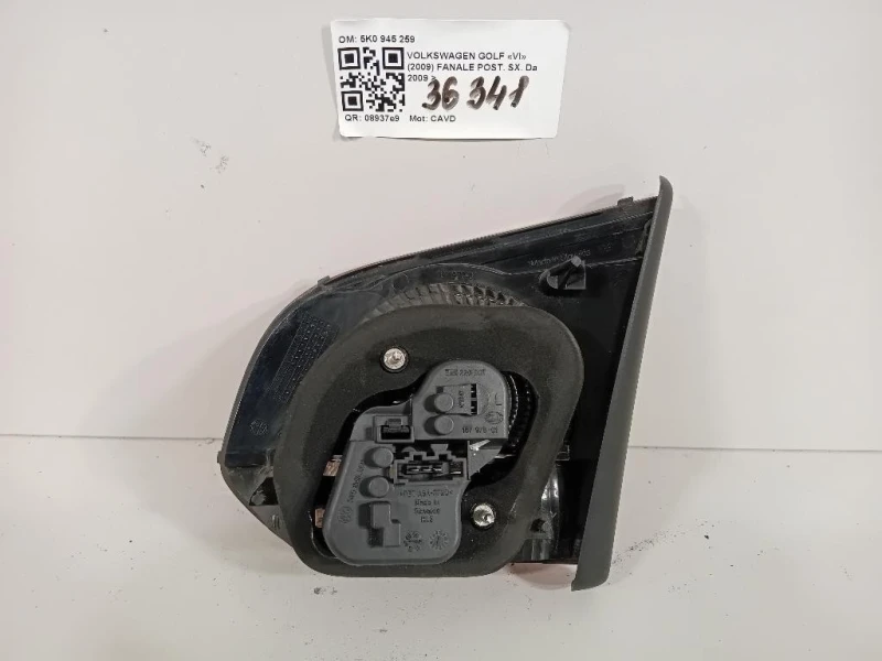 Fanale POST SX 5K0945259 Volkswagen GOLF VI 2009