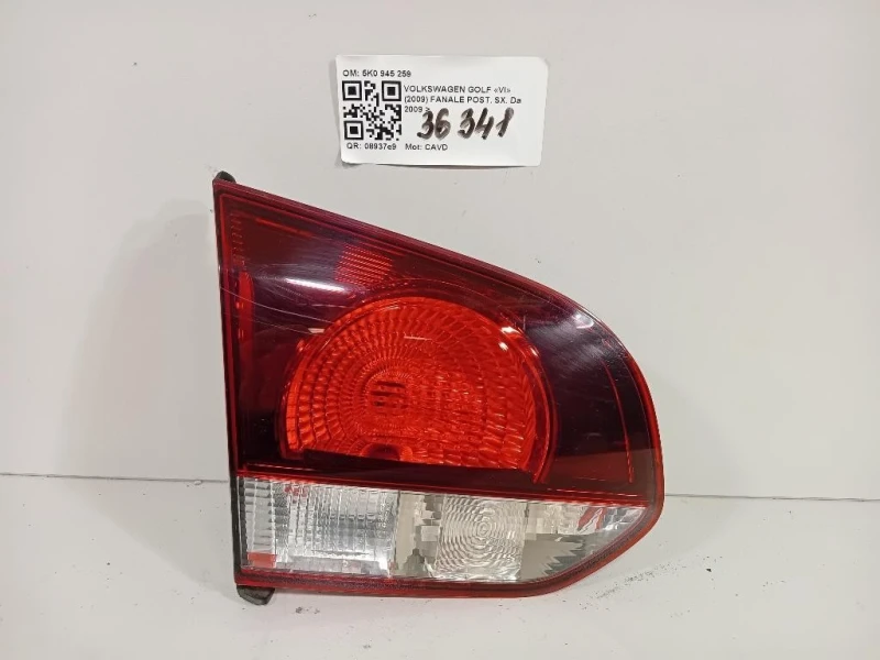 Fanale POST SX 5K0945259 Volkswagen GOLF VI 2009