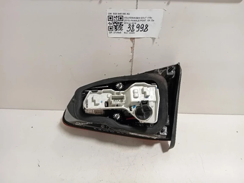 Fanale POST SX 5G0 945 093 AD Volkswagen GOLF VII 2013