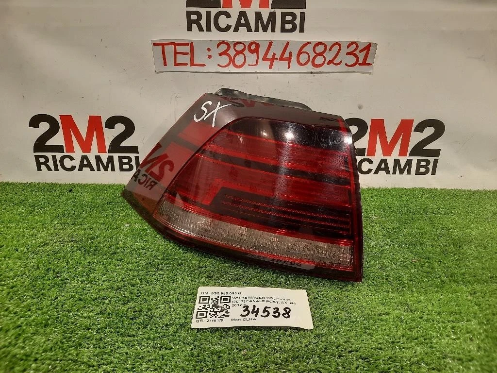 Fanale POST SX 5G0945095Q Volkswagen GOLF VII 2017