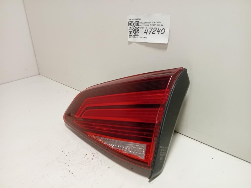 Fanale POST SX 5G0 945 094 AH Volkswagen GOLF VII 2017