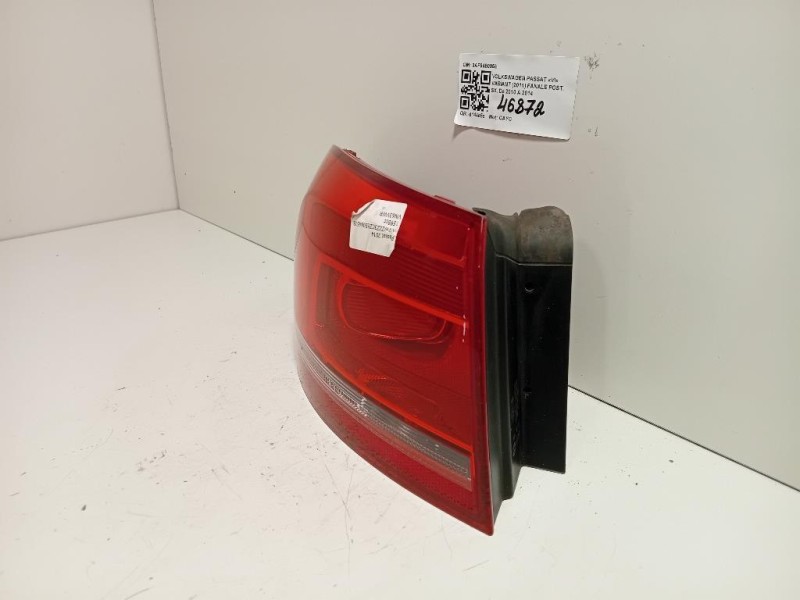 Fanale POST SX 3AF945095E Volkswagen Passat VI Variant 2011