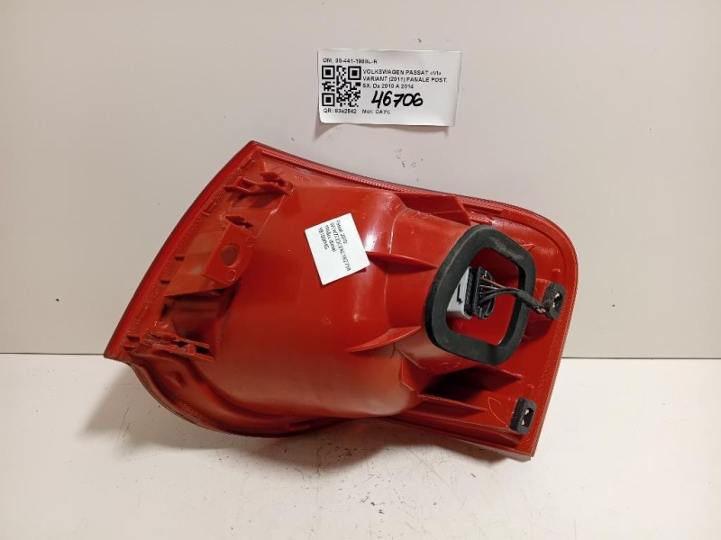Fanale POST SX 08-441-1988L-R Volkswagen Passat VI Variant 2011