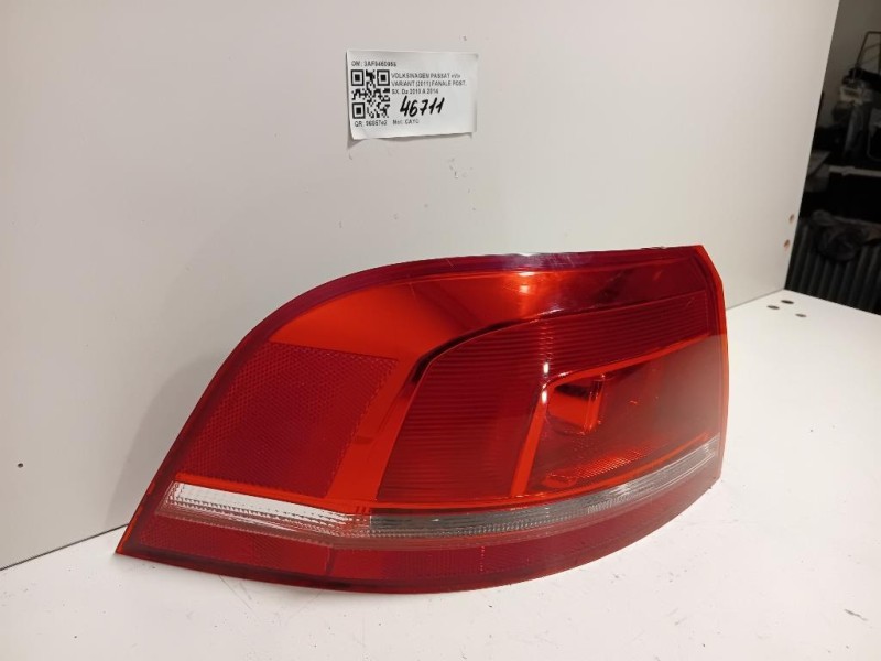 Fanale POST SX 3AF945095E Volkswagen Passat VI Variant 2011
