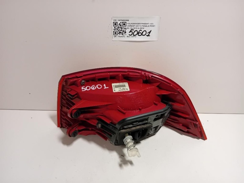 Fanale POST SX 3AF945095E Volkswagen Passat VI Variant 2011