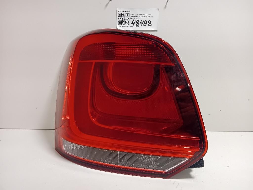 Fanale POST SX 6R0945257 Volkswagen POLO VI 2009