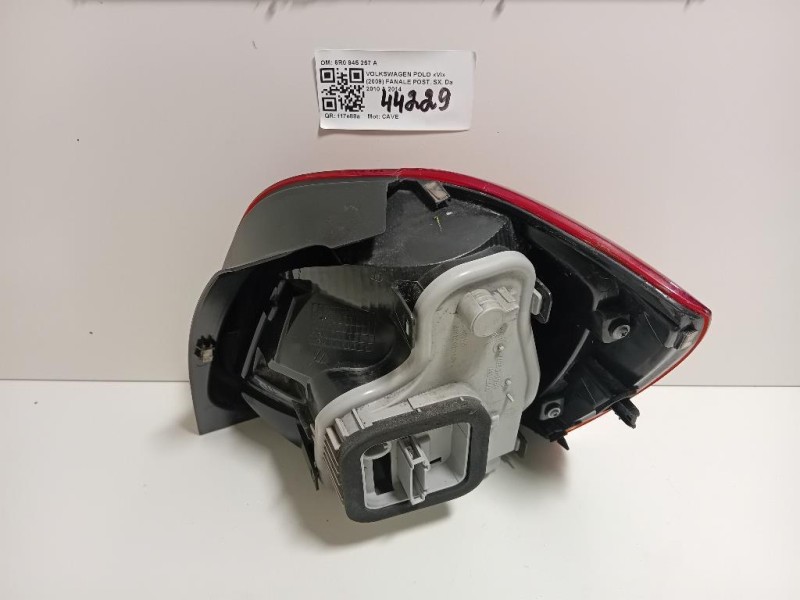 Fanale POST SX 6R0 945 257 A Volkswagen POLO VI 2009