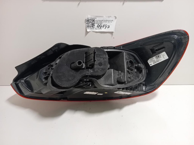 Fanale POST SX 1K8945095G Volkswagen Scirocco III 2009